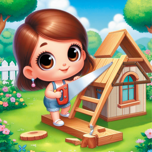 Children's riddle about the shape trapezoid