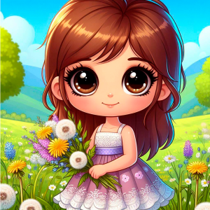 Children's riddle about dandelion