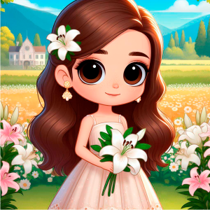 Children's riddle about lily