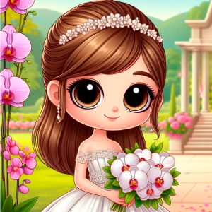 Children's riddle about orchid