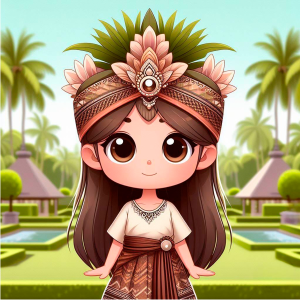 Children's riddle about the tree palm