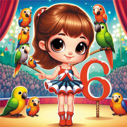 Children's riddle about number six