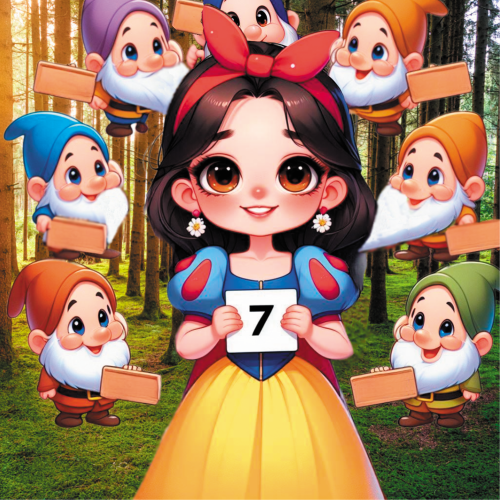 Children's riddle about number seven