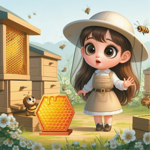 Children's riddle about the shape hexagon